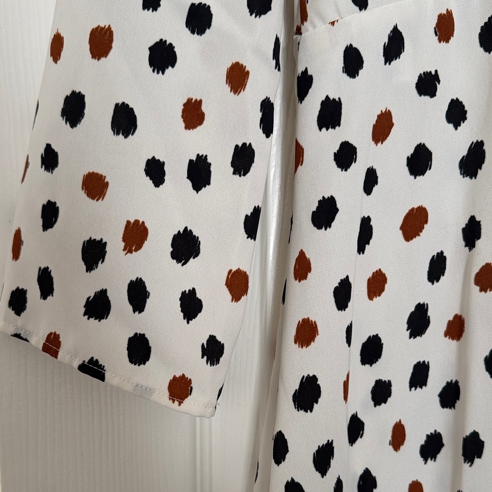 H&M size 4 polkadot midi dress - Picture 2 of 5